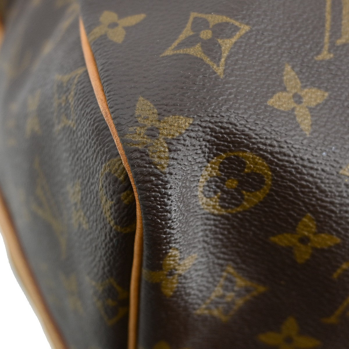 Louis Vuitton Keepall Bandouliere Bag Monogram Canvas Brown Canvas Travel Bag Bag (Pre-Owned)