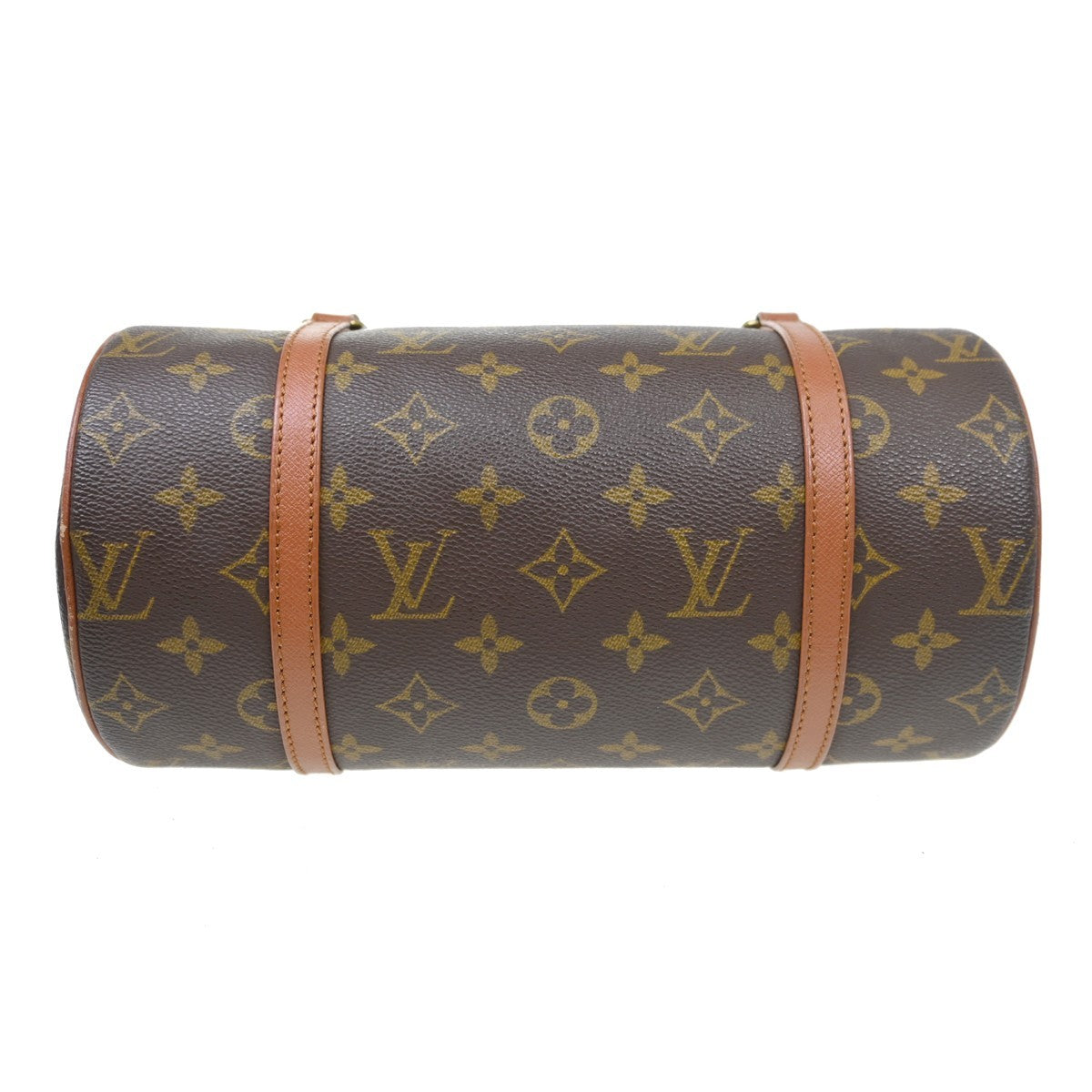 Louis Vuitton Papillon Handbag Monogram Canvas Brown Canvas Handbag (Pre-Owned)