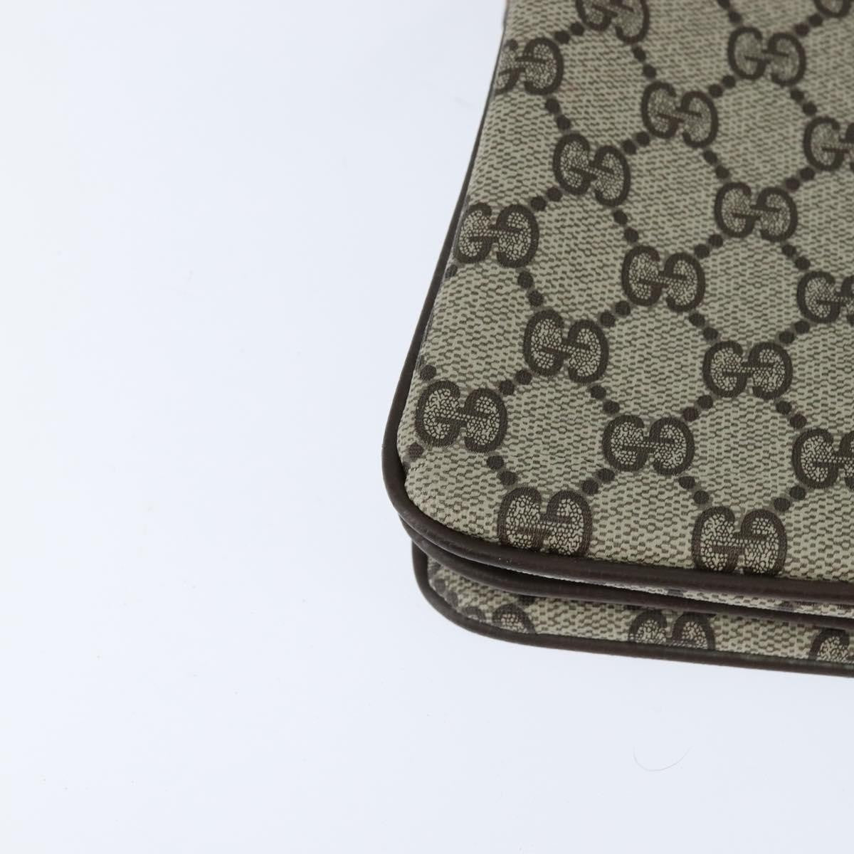Gucci Ophidia Zip Shoulder Bag Gg Coated Canvas Beige Canvas Shoulder Bag Bag (Pre-Owned)