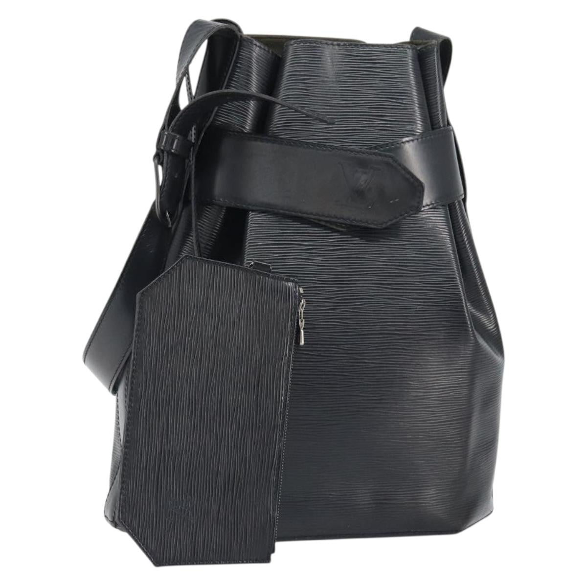 Louis Vuitton Vintage Sac D'epaule Handbag Epi Leather Black Leather Shoulder Bag Bag (Pre-Owned)
