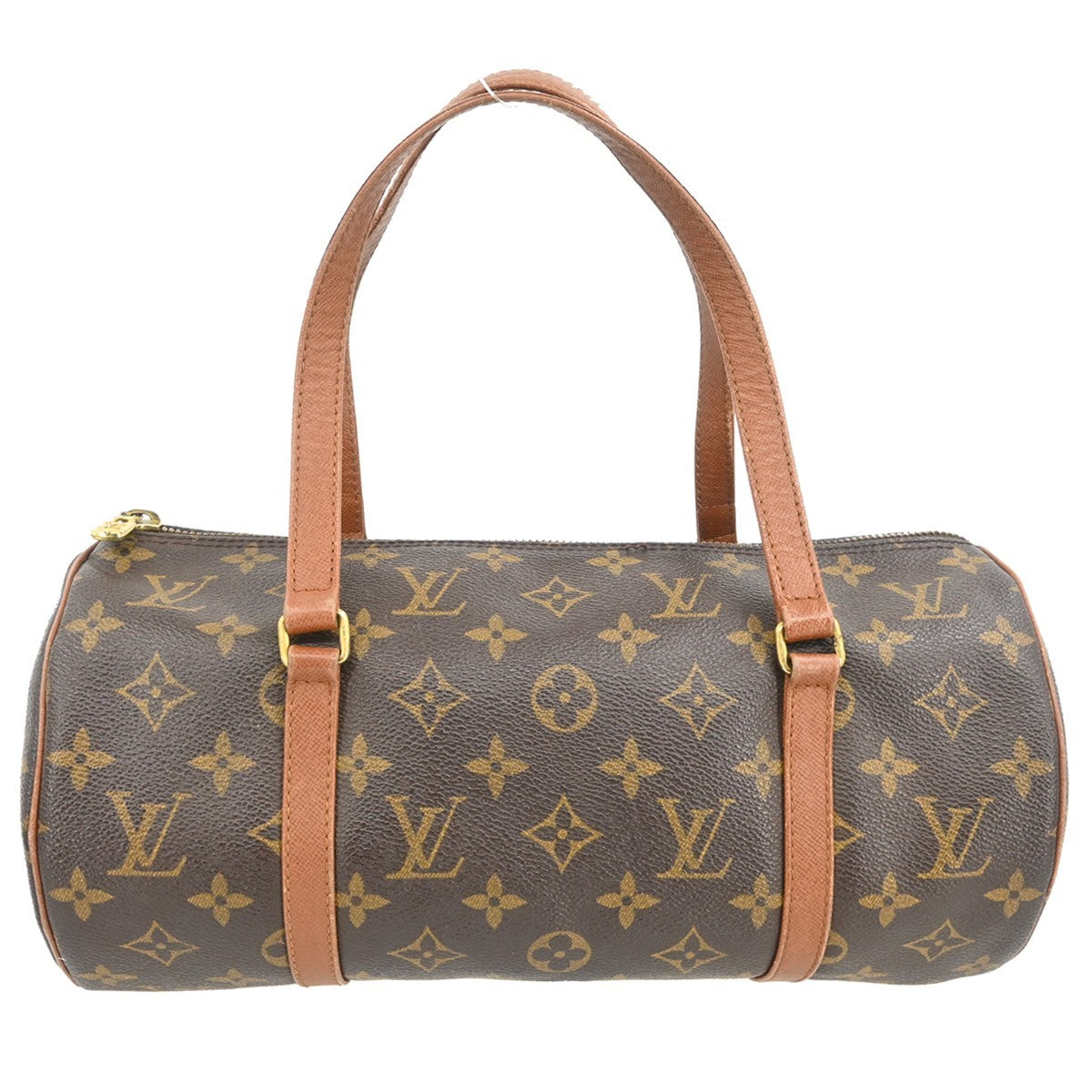 Louis Vuitton Papillon Handbag Monogram Canvas Brown Canvas Handbag (Pre-Owned)