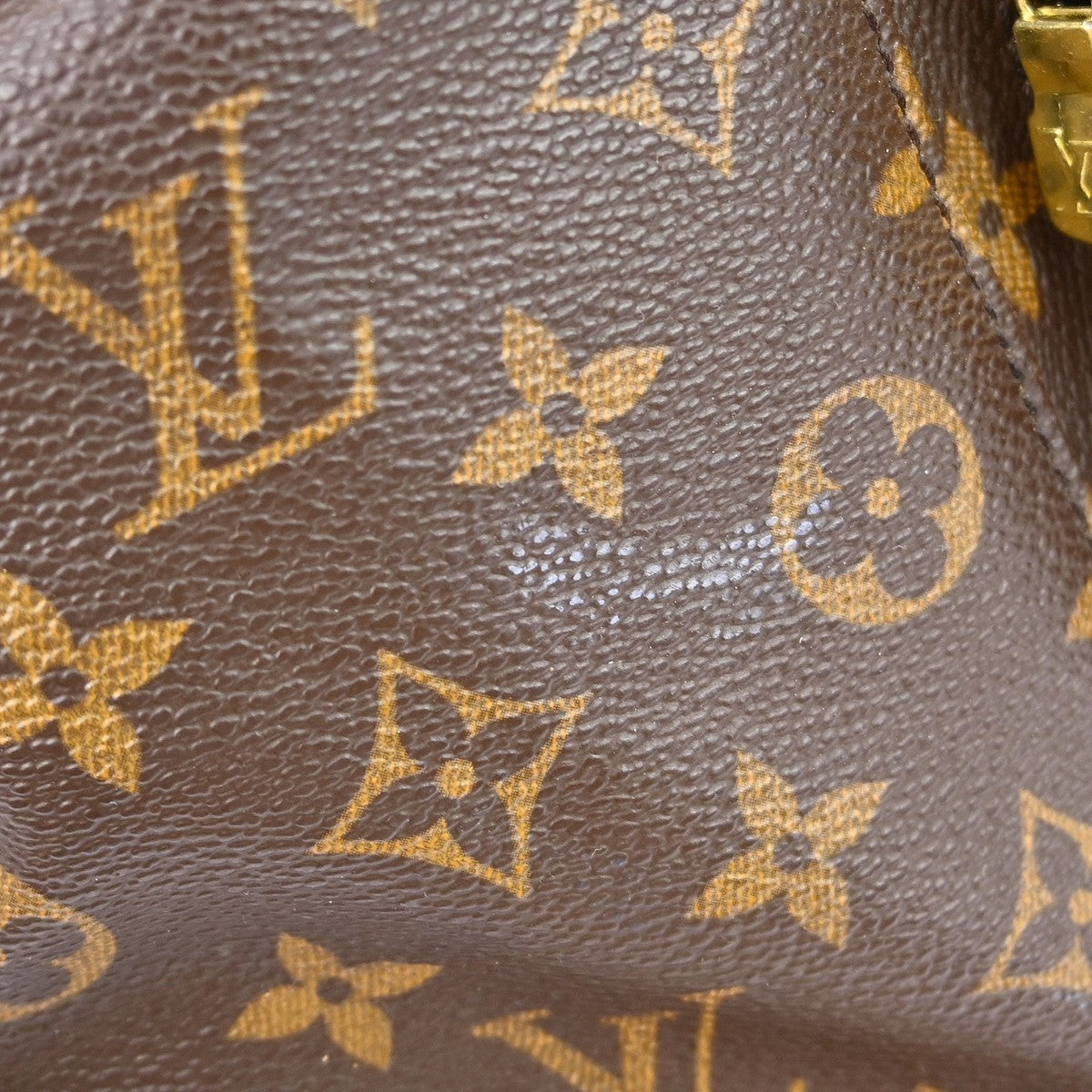 Louis Vuitton Vintage Montsouris Backpack Monogram Canvas Brown Canvas Backpack Bag (Pre-Owned)