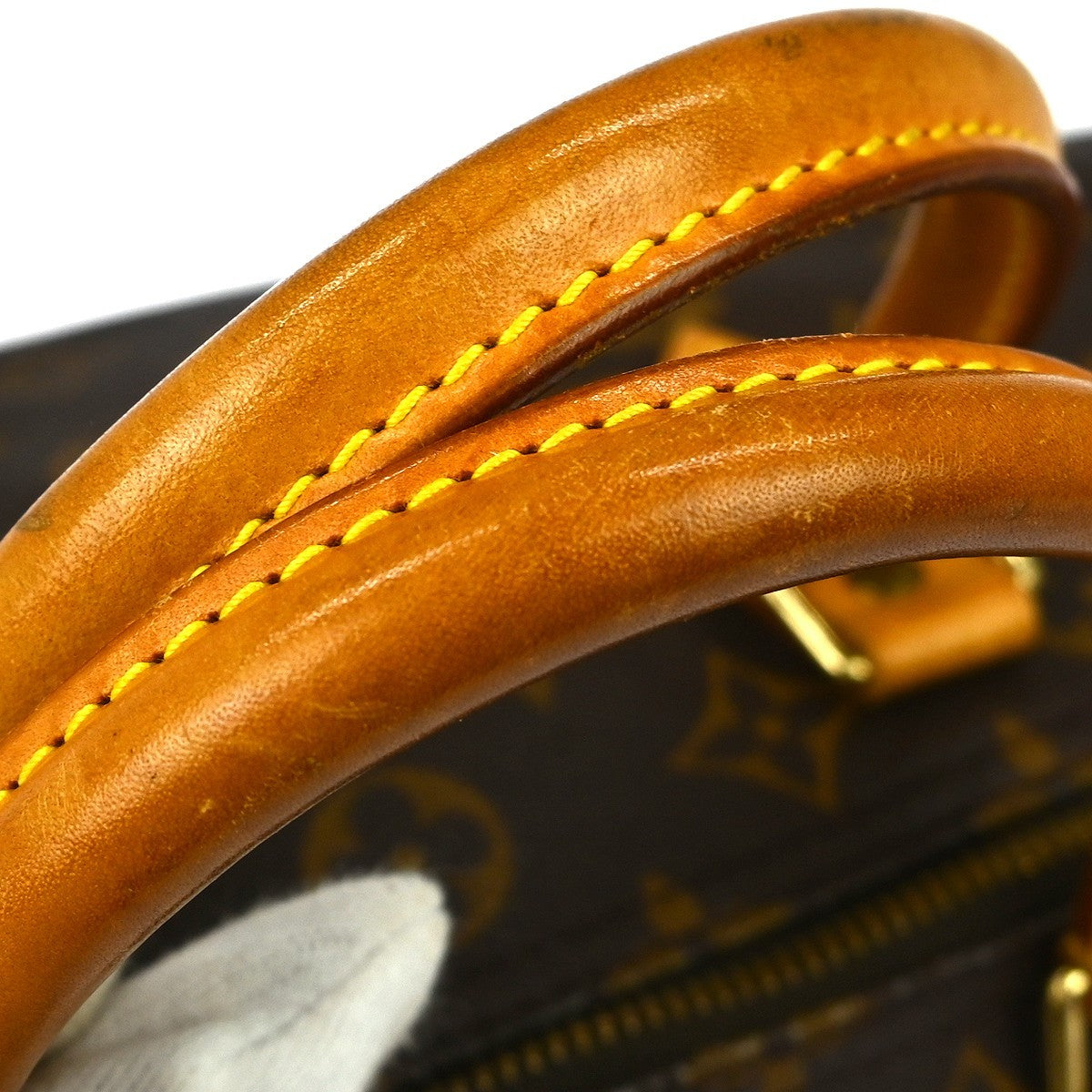 Louis Vuitton Speedy Handbag Monogram Canvas Brown Canvas Handbag (Pre-Owned)