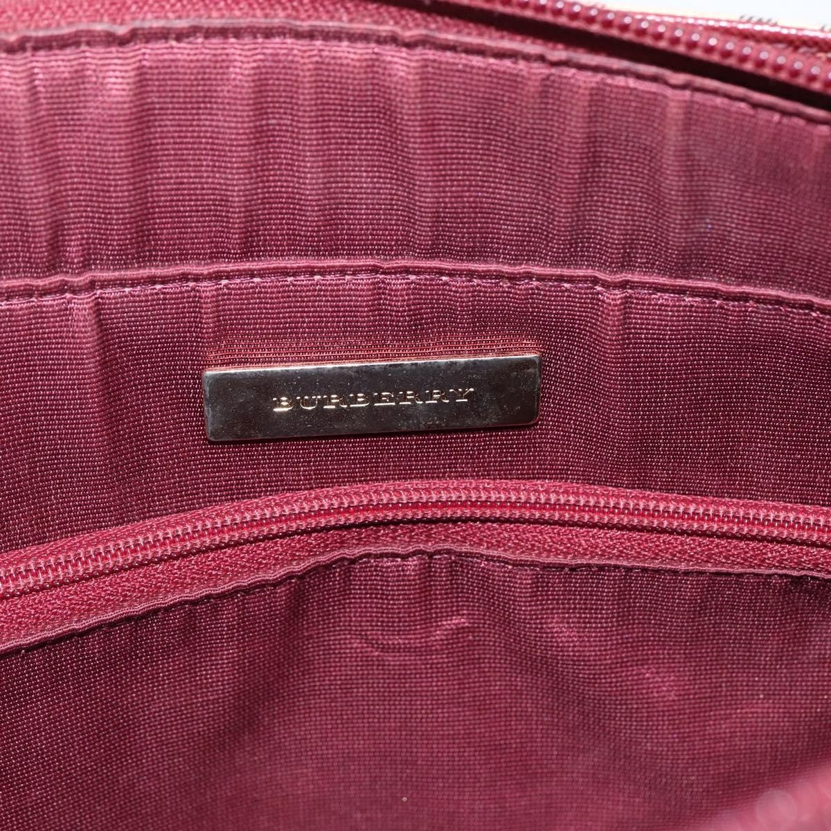 Burberry Nova Check Tote Canvas And Leather Beige Canvas Tote Bag Bag (Pre-Owned)