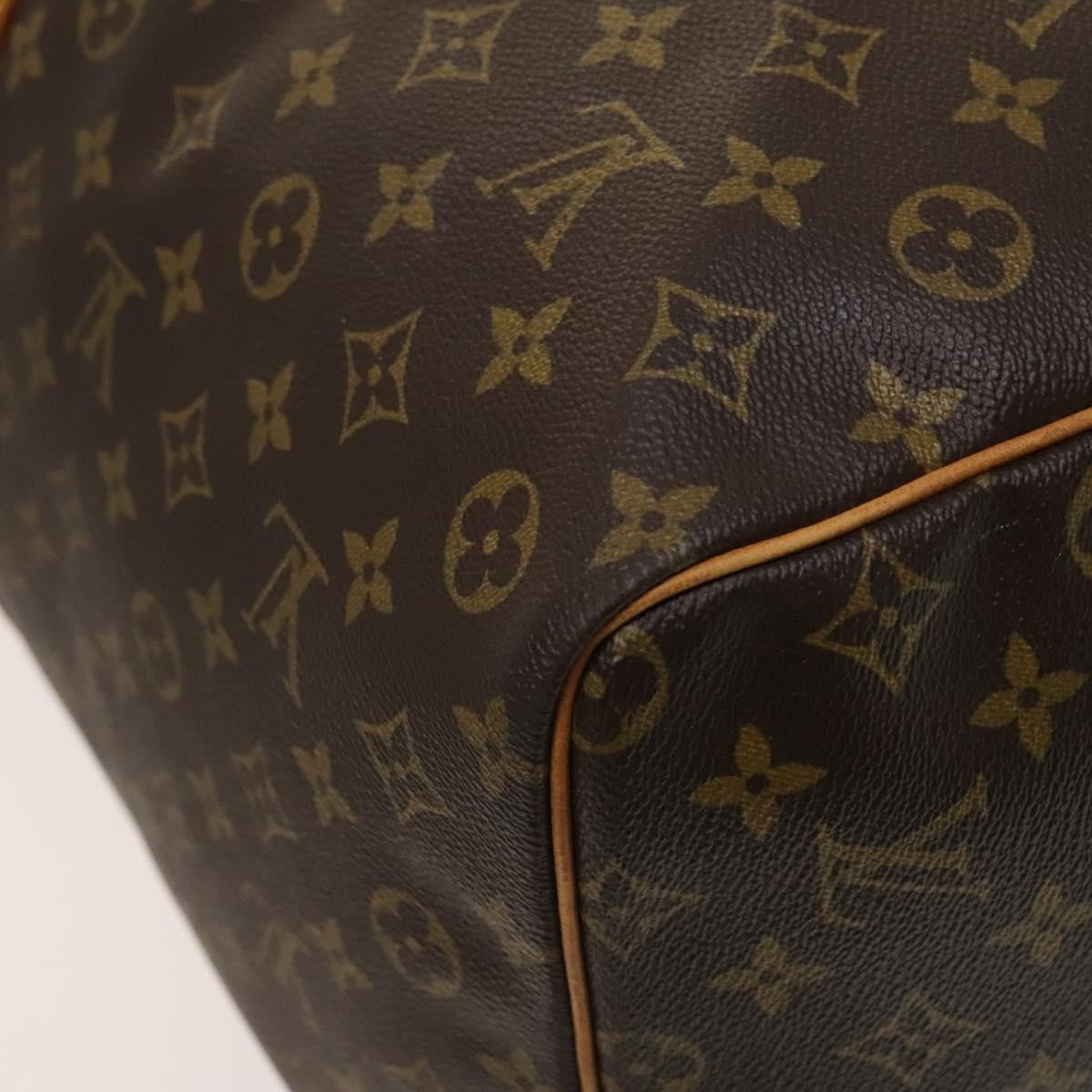 Louis Vuitton Keepall Bag Monogram Canvas Brown Canvas Travel Bag Bag (Pre-Owned)