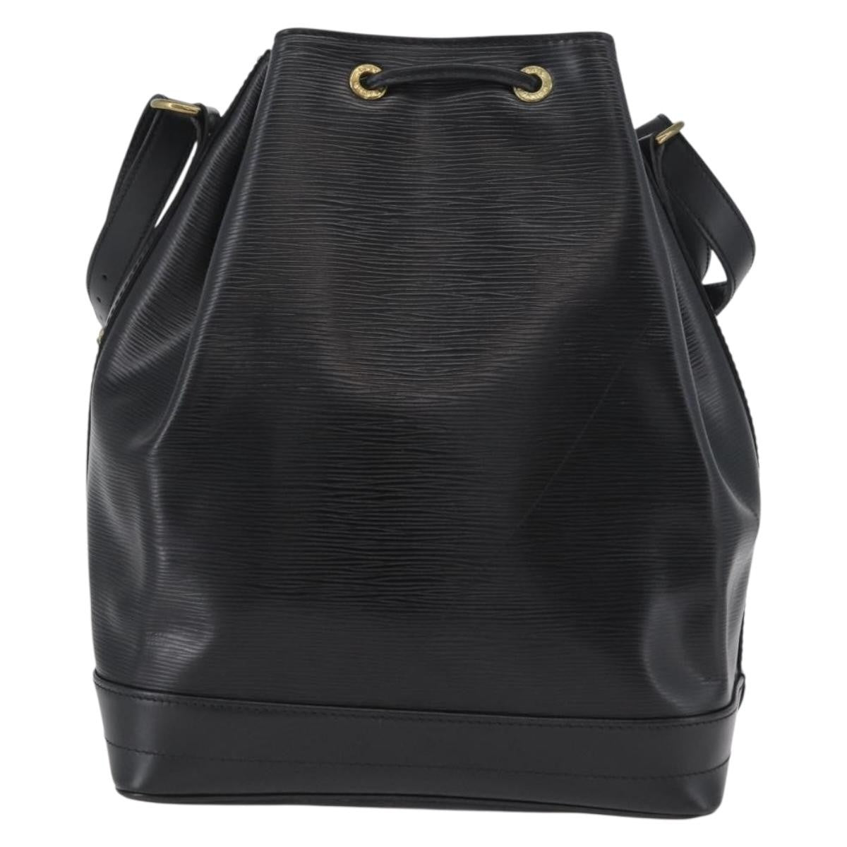 Louis Vuitton Noe Handbag Epi Leather Black Leather Shoulder Bag Bag (Pre-Owned)