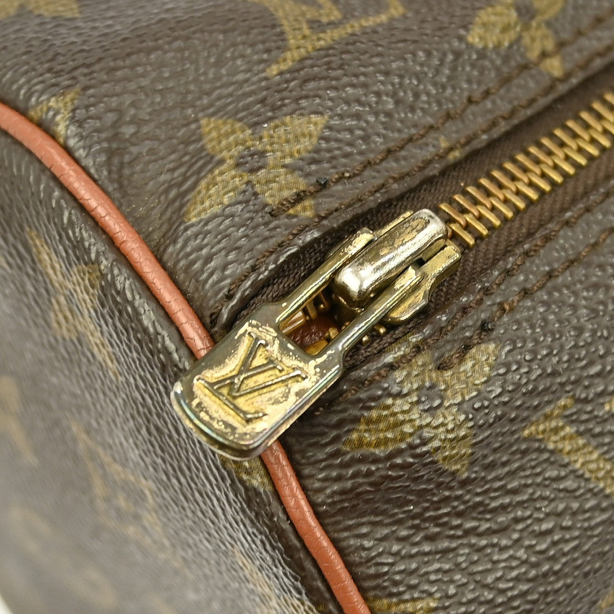 Louis Vuitton Papillon Handbag Monogram Canvas Brown Canvas Handbag (Pre-Owned)