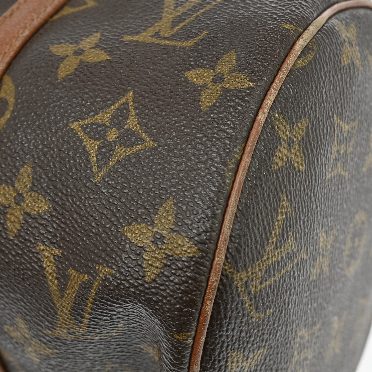 Louis Vuitton Papillon Handbag Monogram Canvas Brown Canvas Handbag (Pre-Owned)