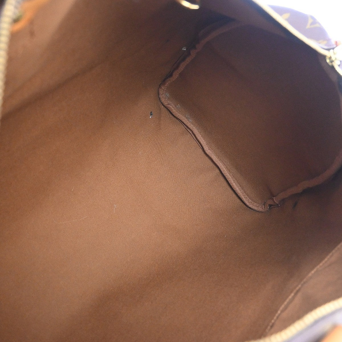 Louis Vuitton Speedy Handbag Monogram Canvas Brown Canvas Handbag (Pre-Owned)