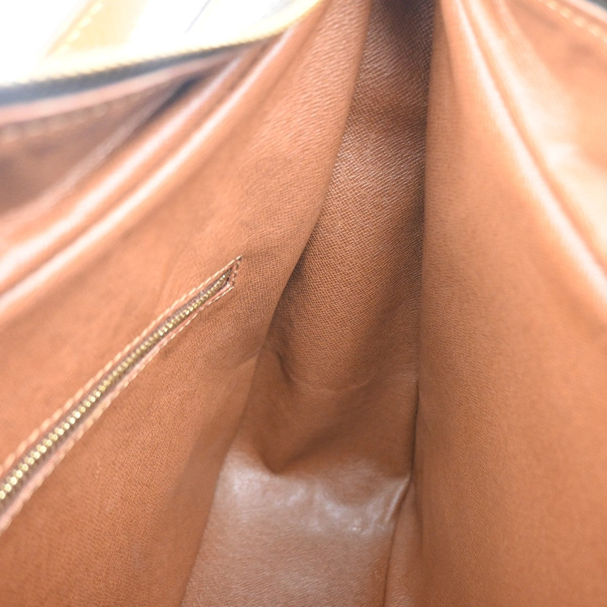 Louis Vuitton Boulogne Handbag Monogram Canvas Brown Canvas Shoulder Bag Bag (Pre-Owned)