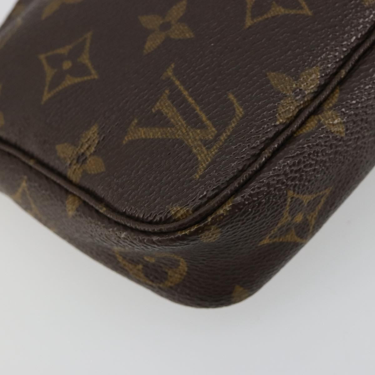 Louis Vuitton Pochette Accessoires Nm Monogram Canvas Brown Canvas Clutche & Pouche Bag (Pre-Owned)