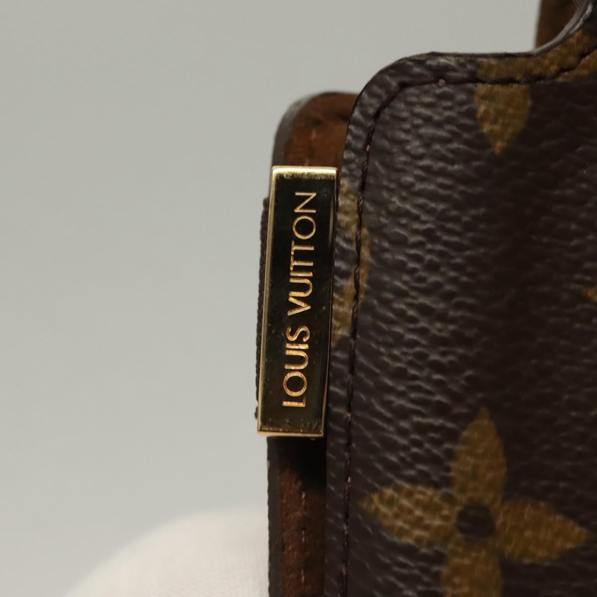 Louis Vuitton Etui Phone Case Monogram Canvas Brown Canvas Bag (Pre-Owned)