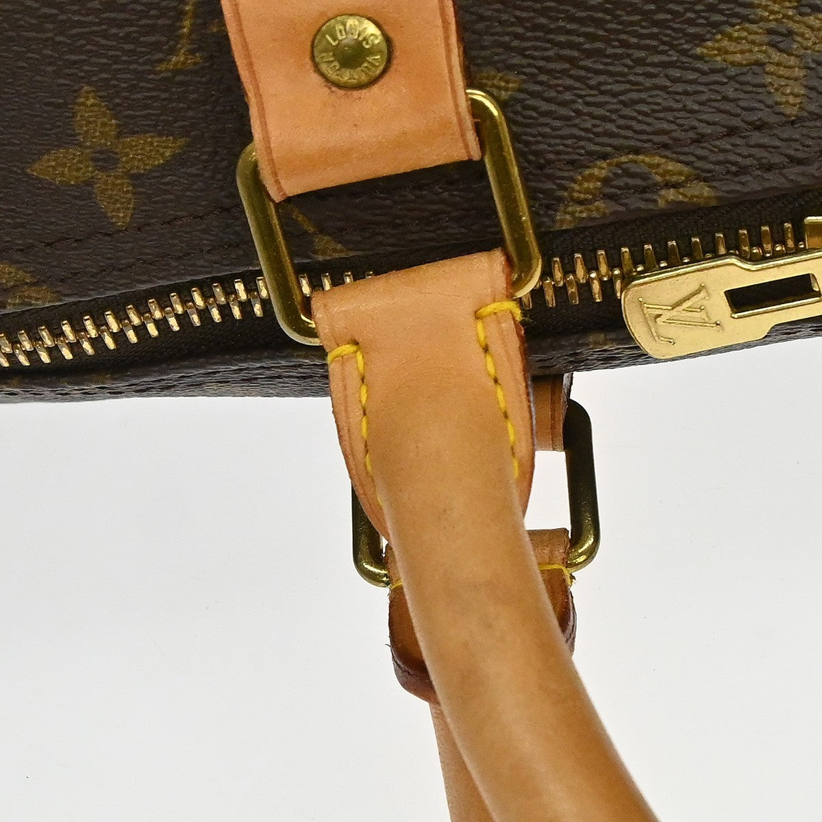 Louis Vuitton Keepall Bag Monogram Canvas Brown Canvas Travel Bag Bag (Pre-Owned)