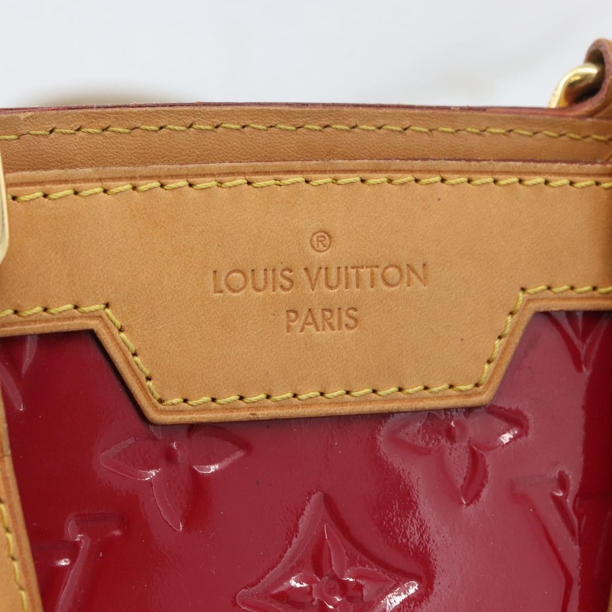 Louis Vuitton Blair Monogram Vernis Pink Patent_Leather Handbag (Pre-Owned)