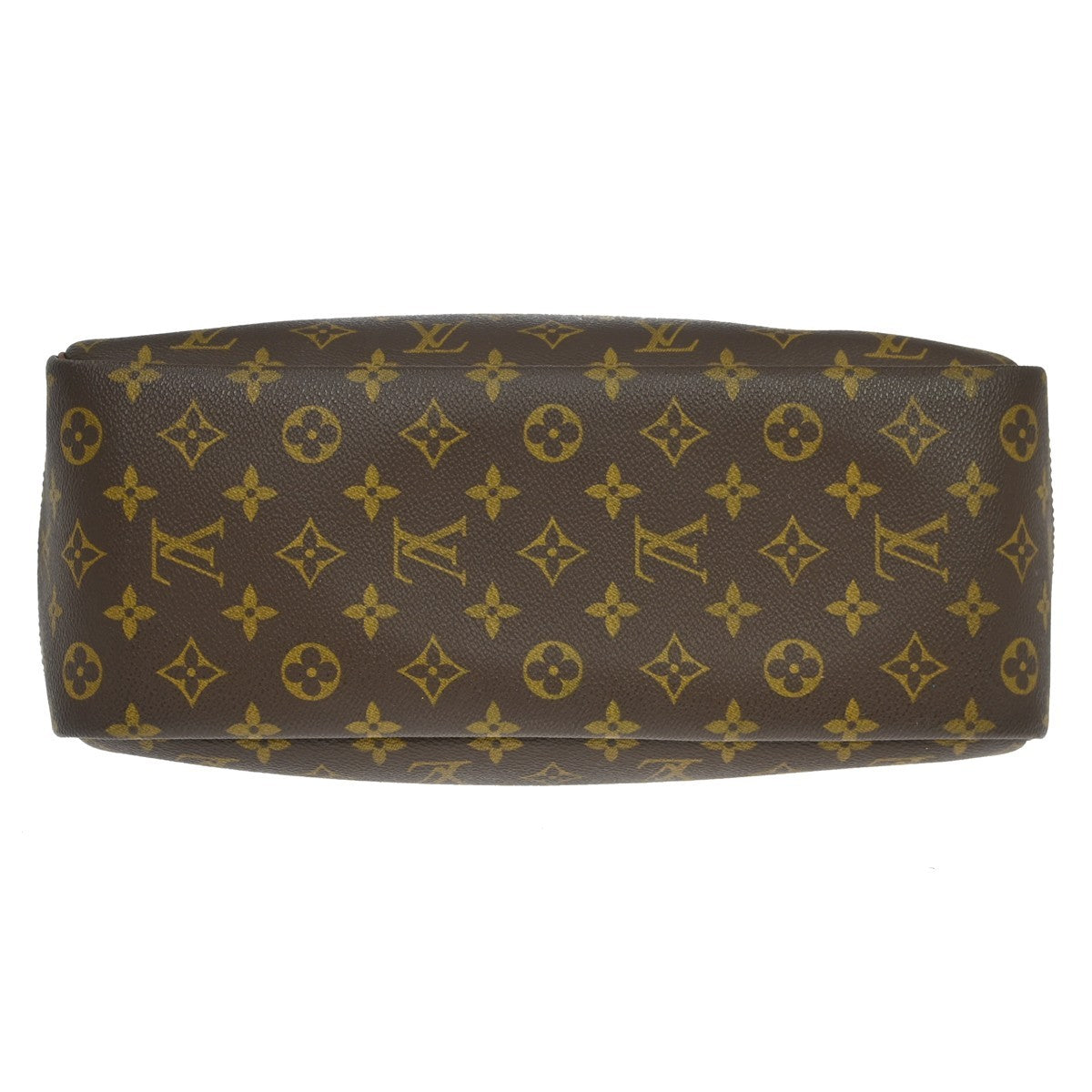 Louis Vuitton Deauville Handbag Monogram Canvas Brown Canvas Handbag (Pre-Owned)