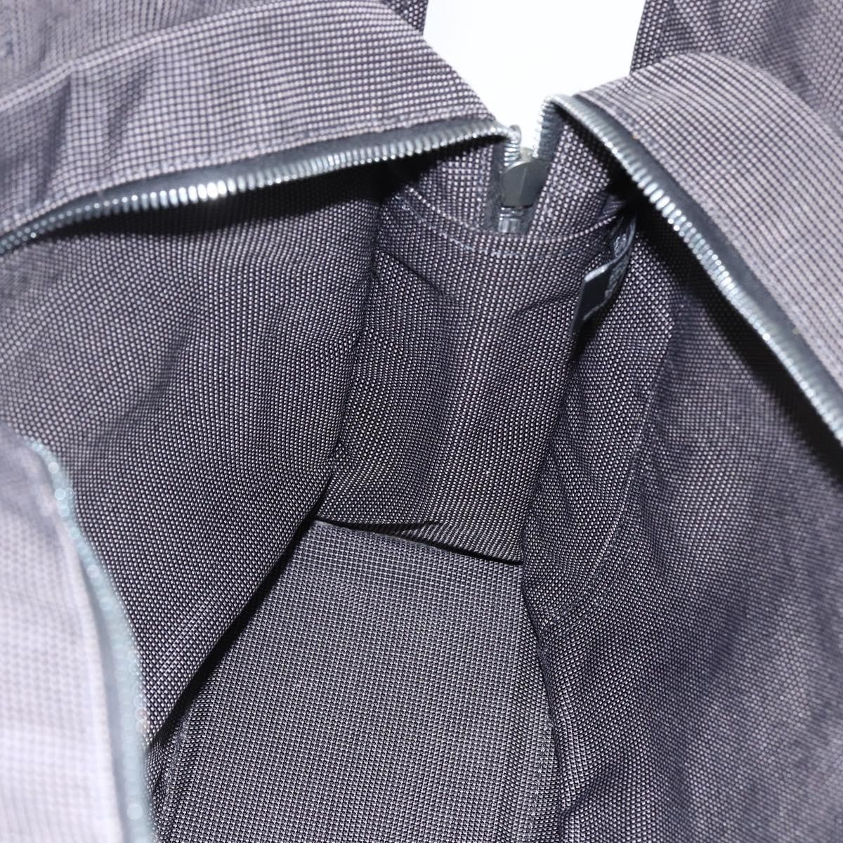 Hermes Fourre-Tout Herline Canvas Gray Canvas Tote Bag Bag (Pre-Owned)