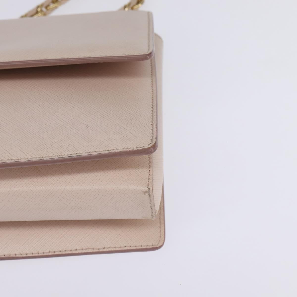 Salvatore Ferragamo Ginny Crossbody Bag Leather Pink Leather Shoulder Bag Bag (Pre-Owned)