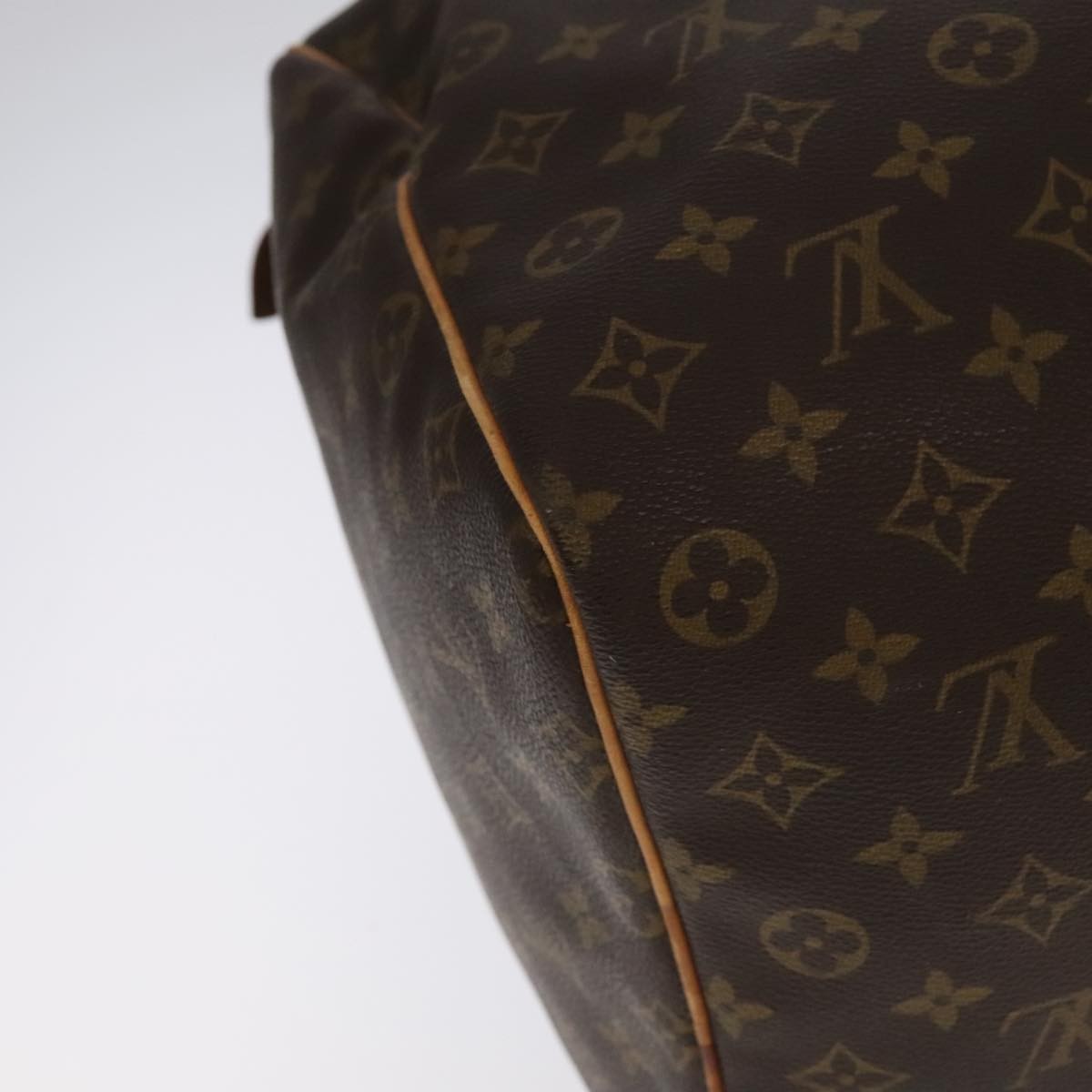 Louis Vuitton Keepall Bag Monogram Canvas Brown Canvas Travel Bag Bag (Pre-Owned)