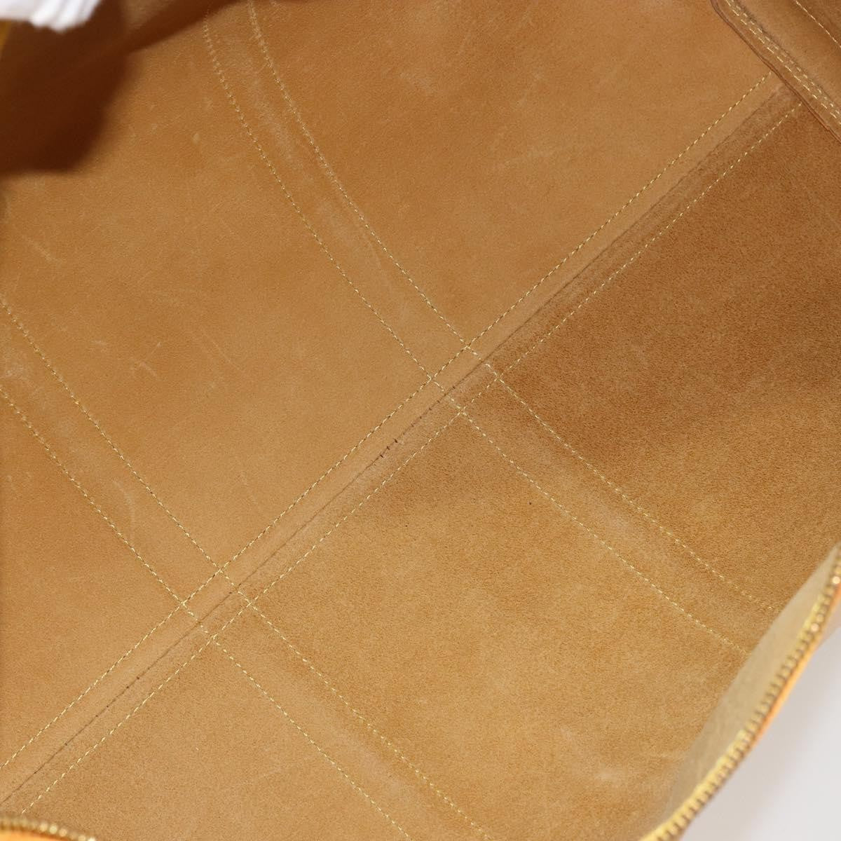 Louis Vuitton Keepall Bag Epi Leather Yellow Leather Travel Bag Bag (Pre-Owned)
