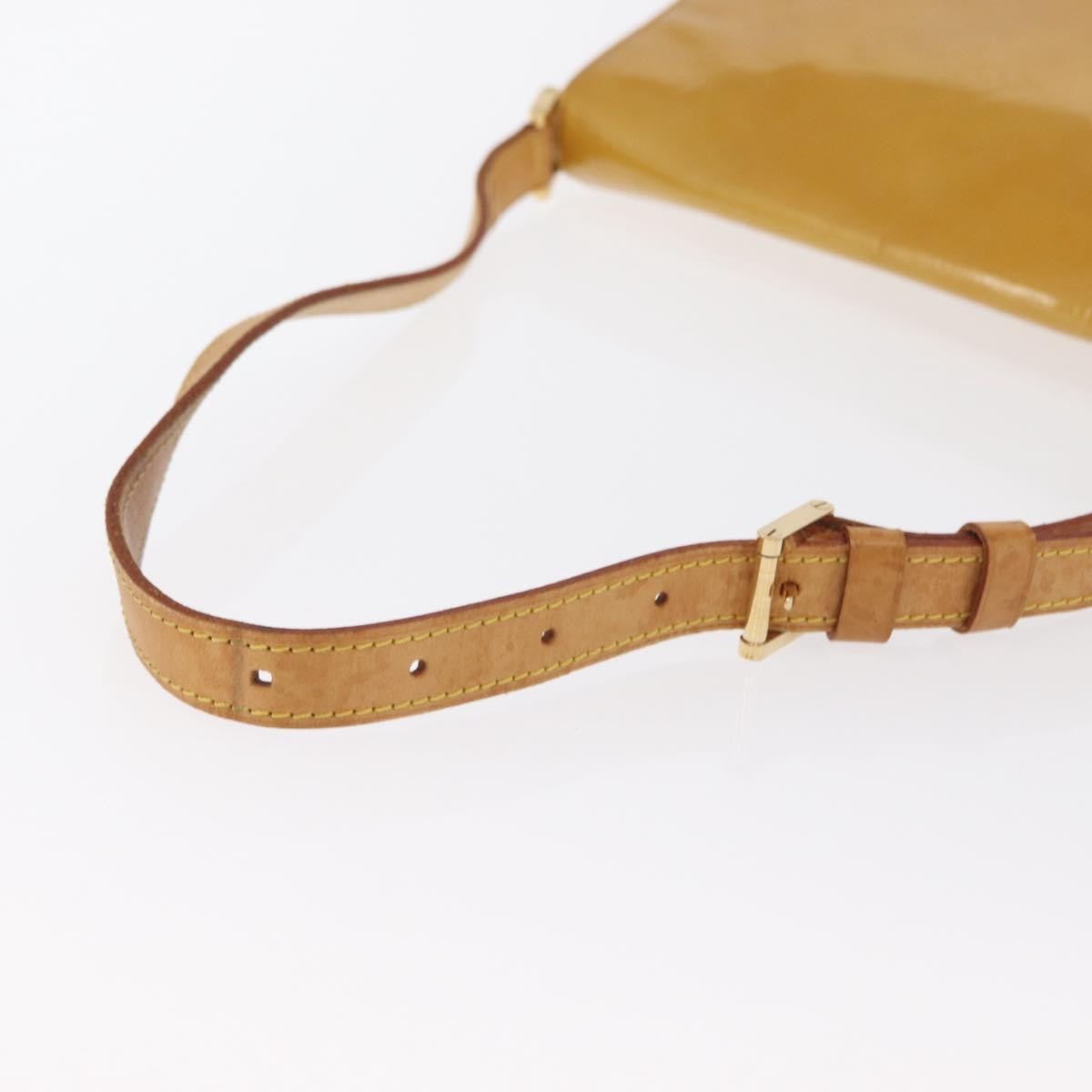 Louis Vuitton Thompson Street Handbag Monogram Vernis Yellow Patent_Leather Shoulder Bag Bag (Pre-Owned)