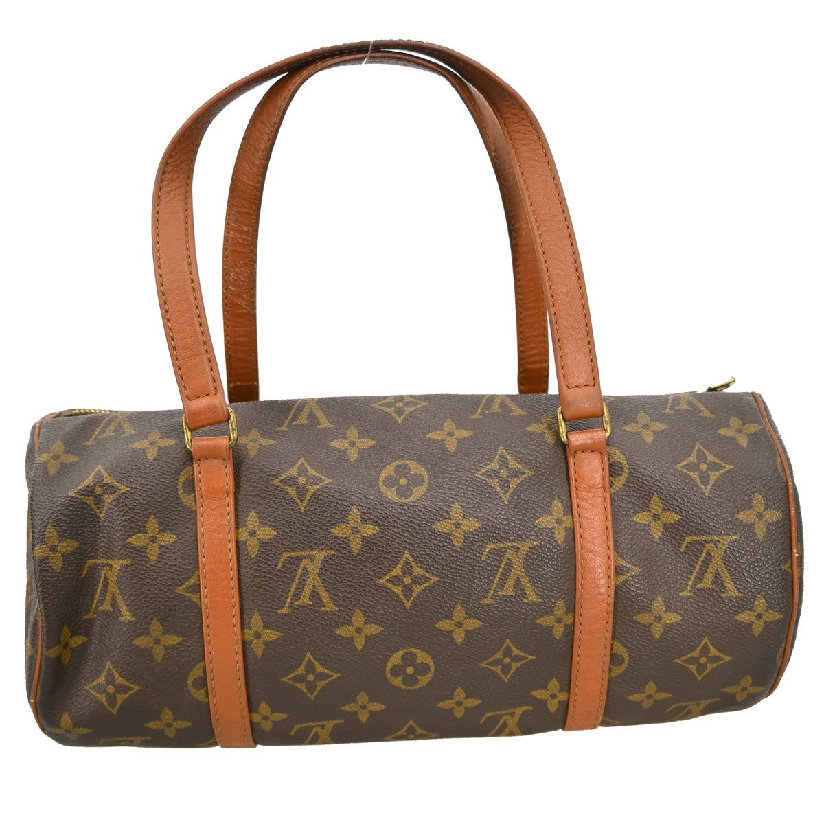 Louis Vuitton Papillon Handbag Monogram Canvas Brown Canvas Handbag (Pre-Owned)