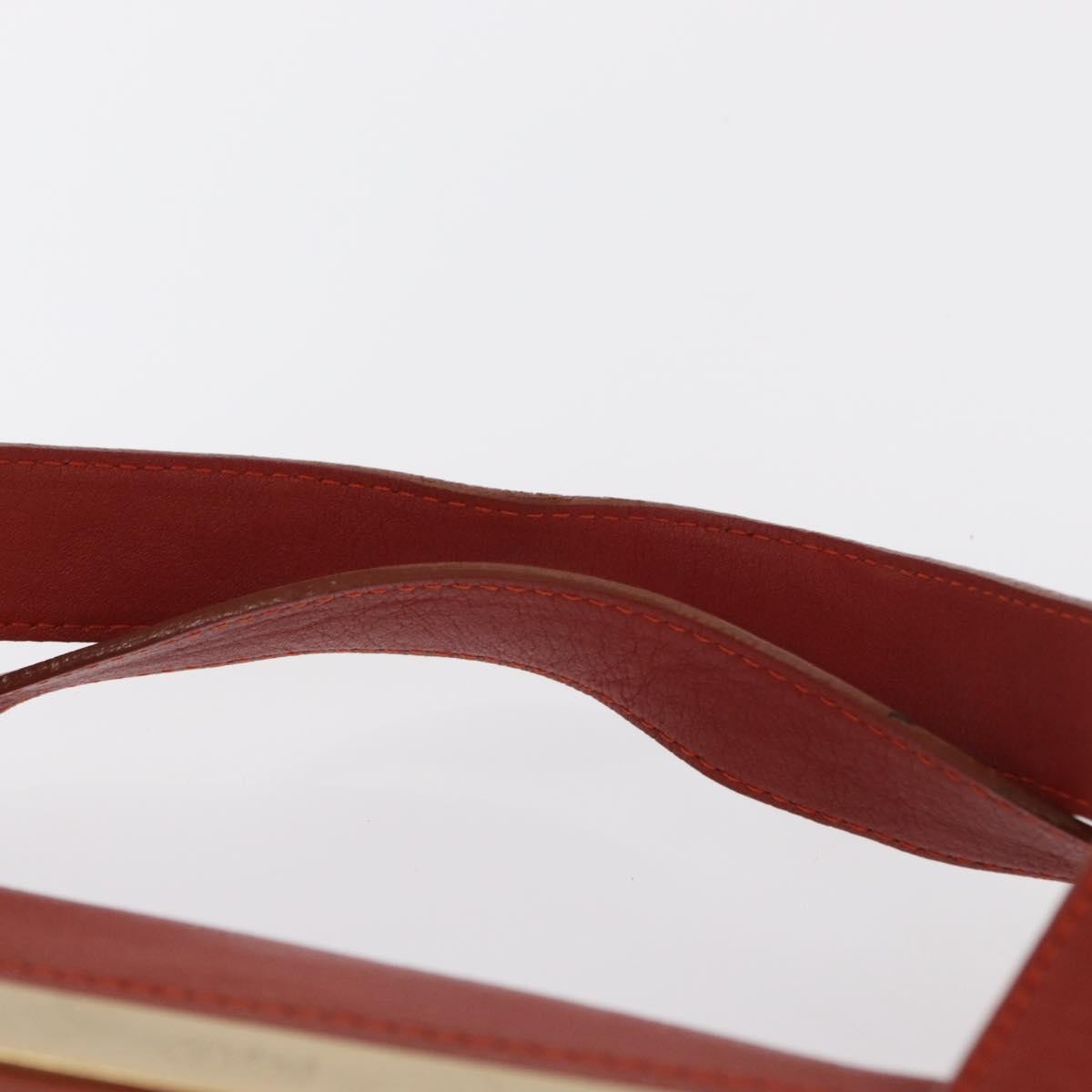 Chloe Vintage Handbag Leather Red Leather Handbag (Pre-Owned)