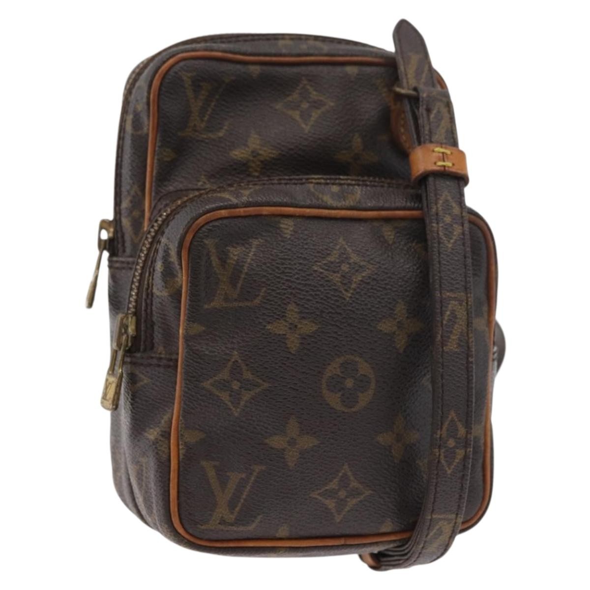 Louis Vuitton Amazone Bag Monogram Canvas Brown Canvas Shoulder Bag Bag (Pre-Owned)