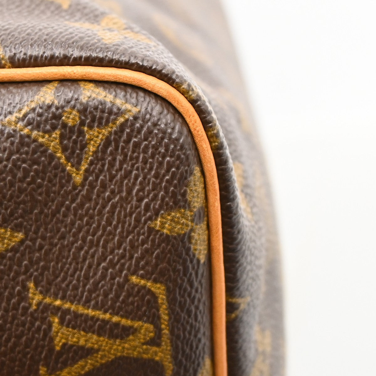 Louis Vuitton Speedy Handbag Monogram Canvas Brown Canvas Handbag (Pre-Owned)
