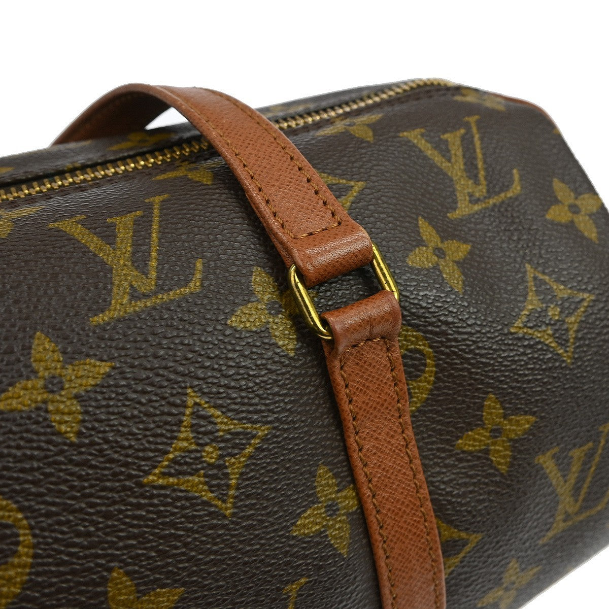 Louis Vuitton Papillon Handbag Monogram Canvas Brown Canvas Handbag (Pre-Owned)
