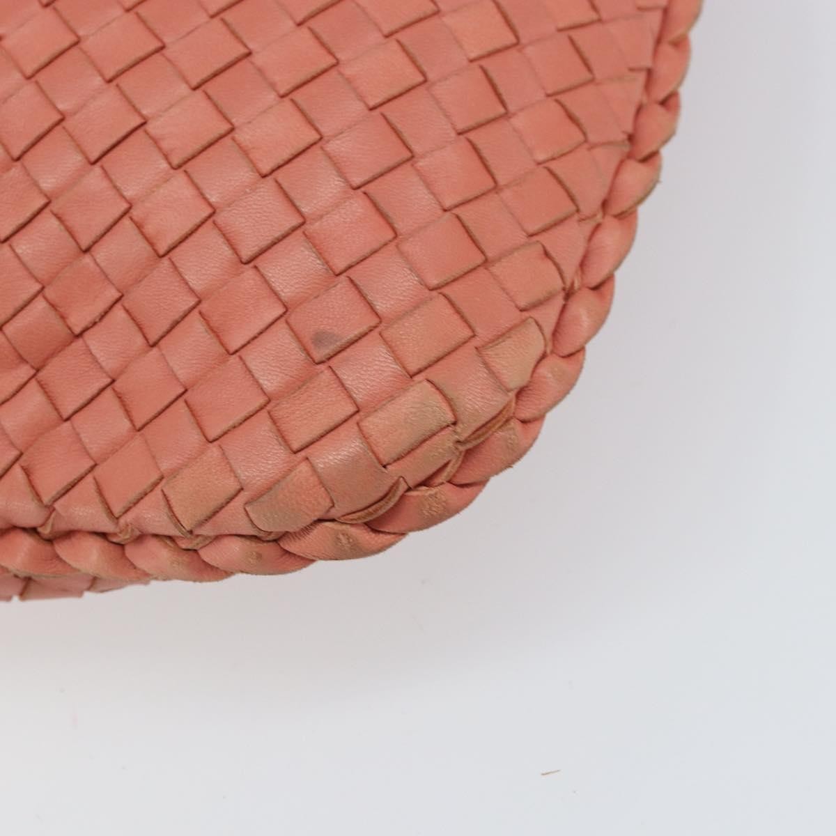 Bottega Veneta Veneta Hobo Intrecciato Nappa Pink Leather Handbag (Pre-Owned)