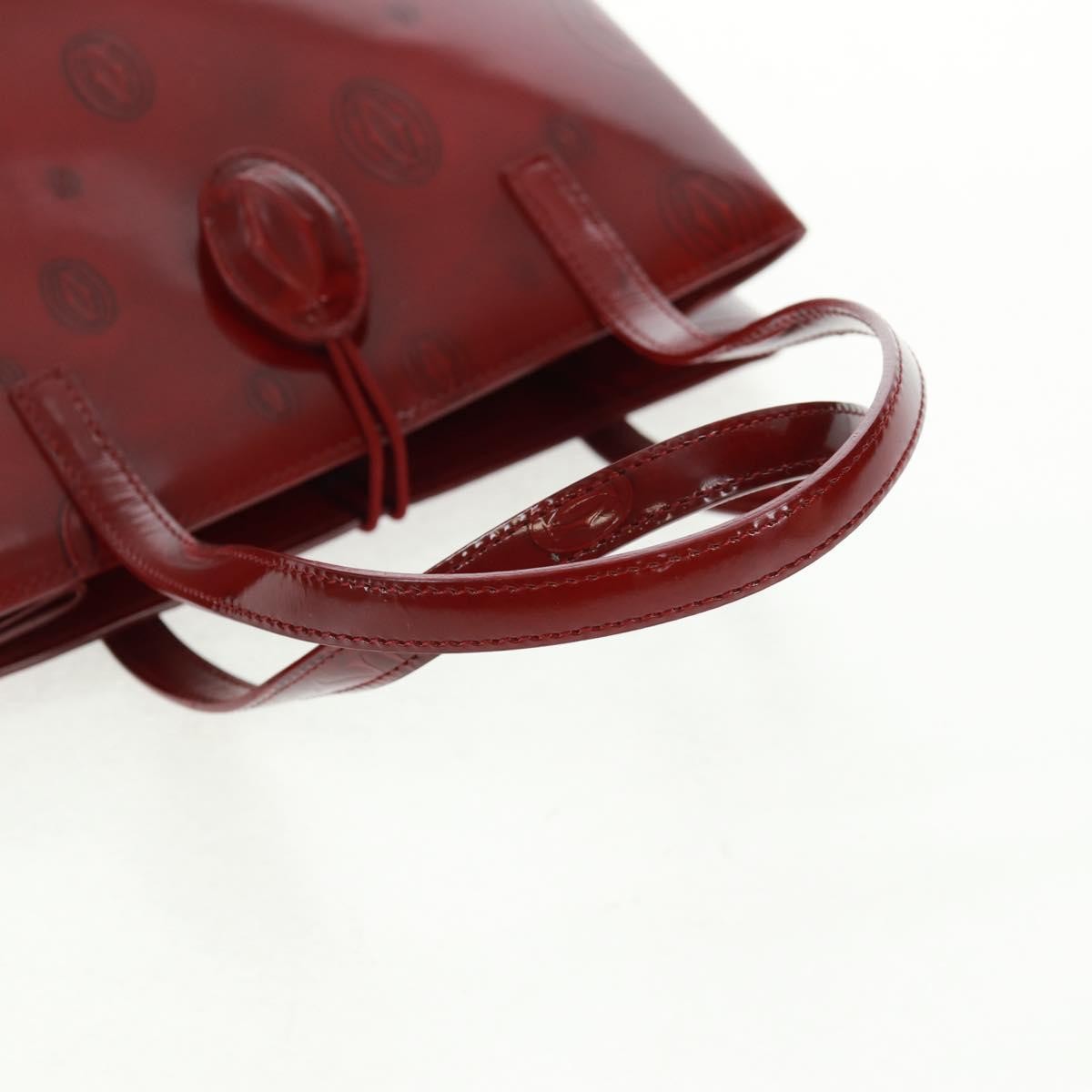 Cartier Happy Birthday Handbag Patent Leather Red Patent_Leather Handbag (Pre-Owned)