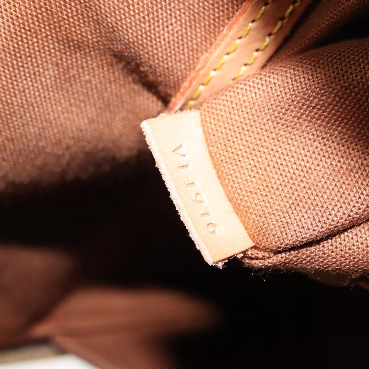 Louis Vuitton Alma Handbag Monogram Canvas Brown Canvas Handbag (Pre-Owned)