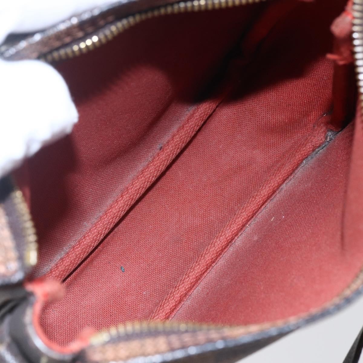 Louis Vuitton Trousse Make Up Bag Damier Canvas Brown Canvas Clutche & Pouche Bag (Pre-Owned)