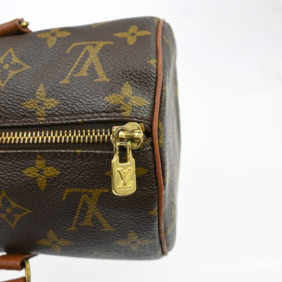 Louis Vuitton Papillon Handbag Monogram Canvas Brown Canvas Handbag (Pre-Owned)