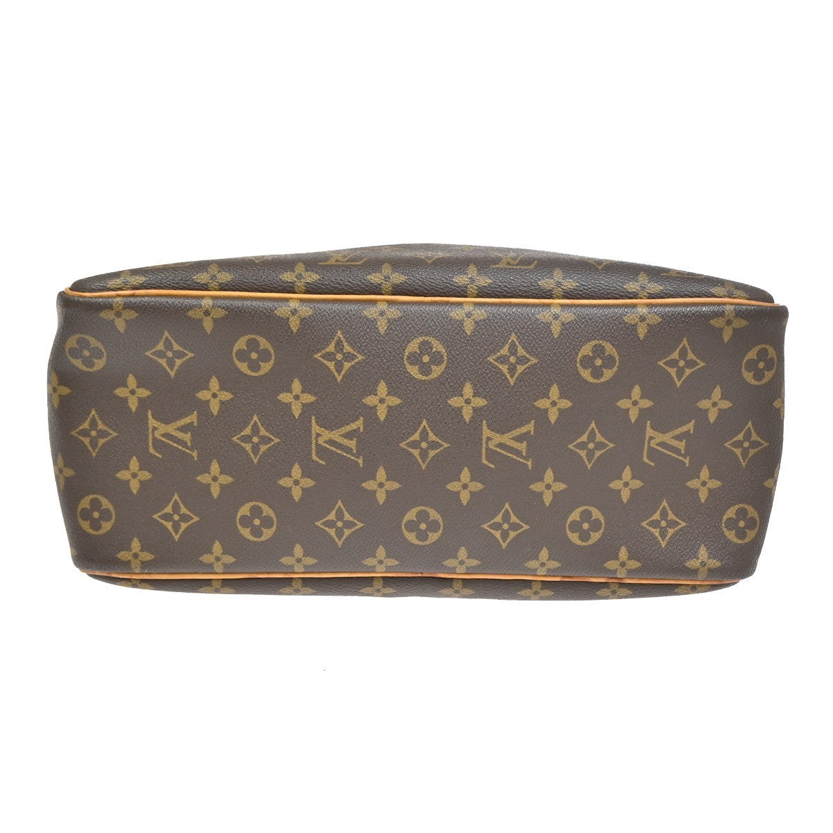 Louis Vuitton Deauville Handbag Monogram Canvas Brown Canvas Handbag (Pre-Owned)