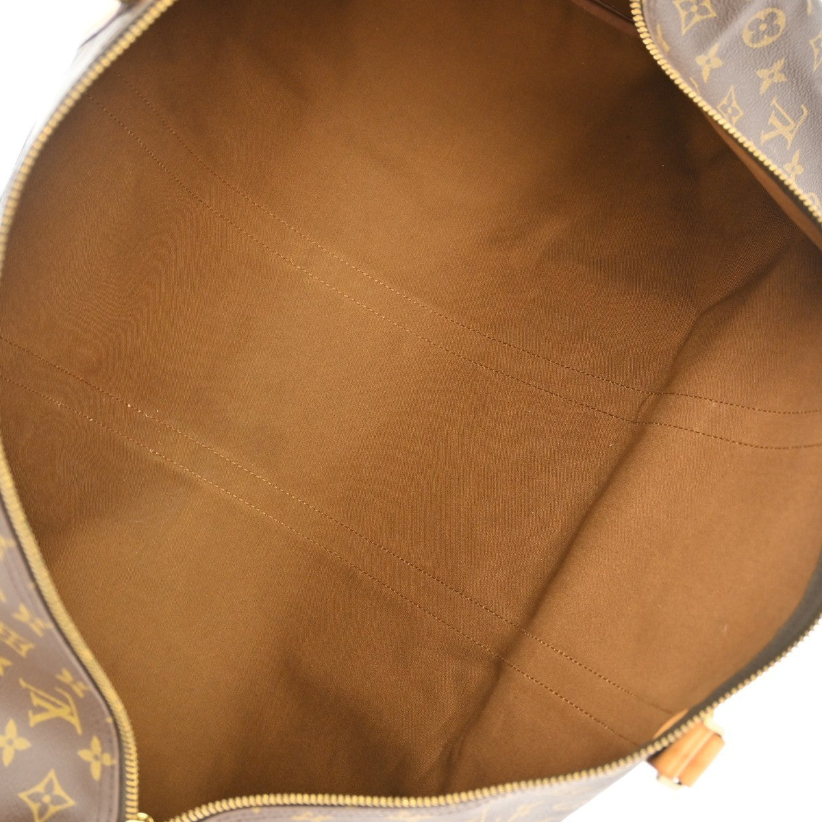 Louis Vuitton Keepall Bag Monogram Canvas Brown Canvas Travel Bag Bag (Pre-Owned)