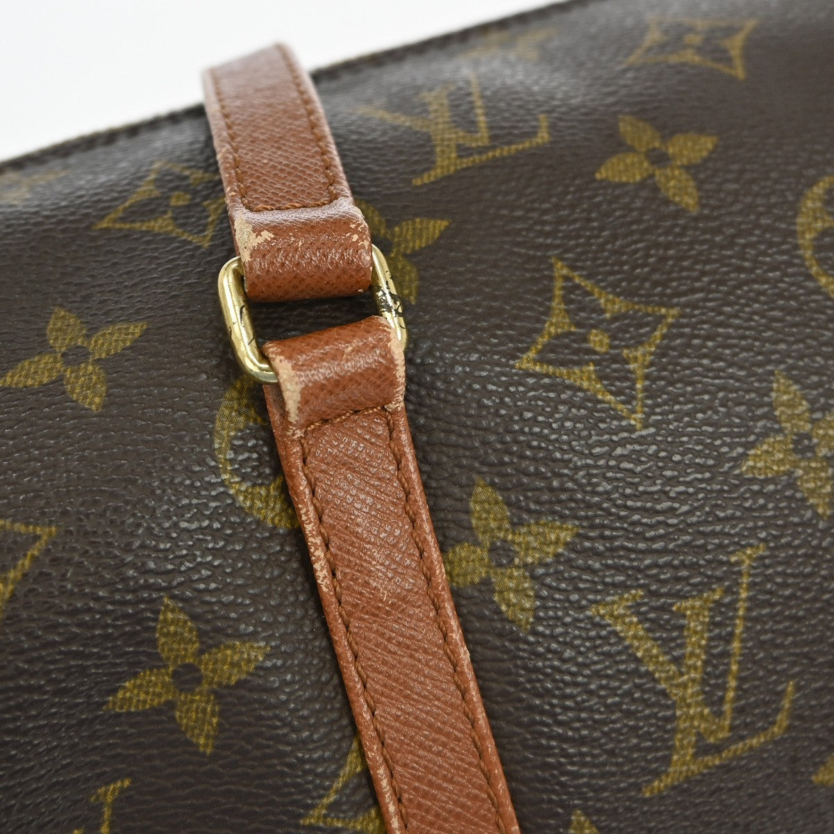 Louis Vuitton Papillon Handbag Monogram Canvas Brown Canvas Handbag (Pre-Owned)