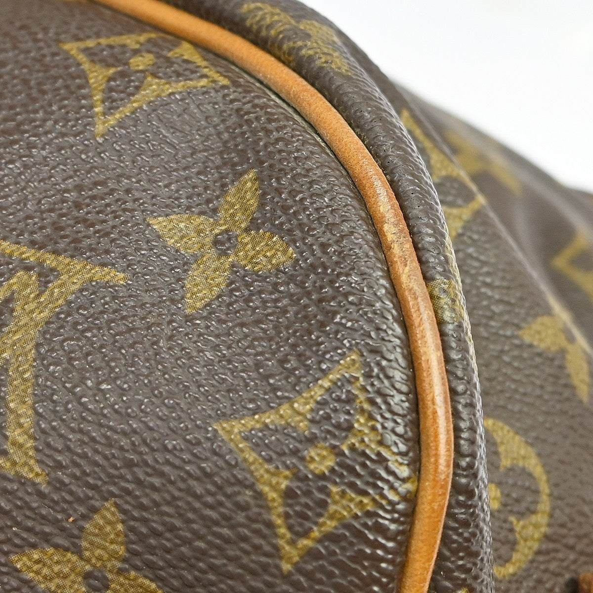 Louis Vuitton Saumur Handbag Monogram Canvas Brown Canvas Shoulder Bag Bag (Pre-Owned)