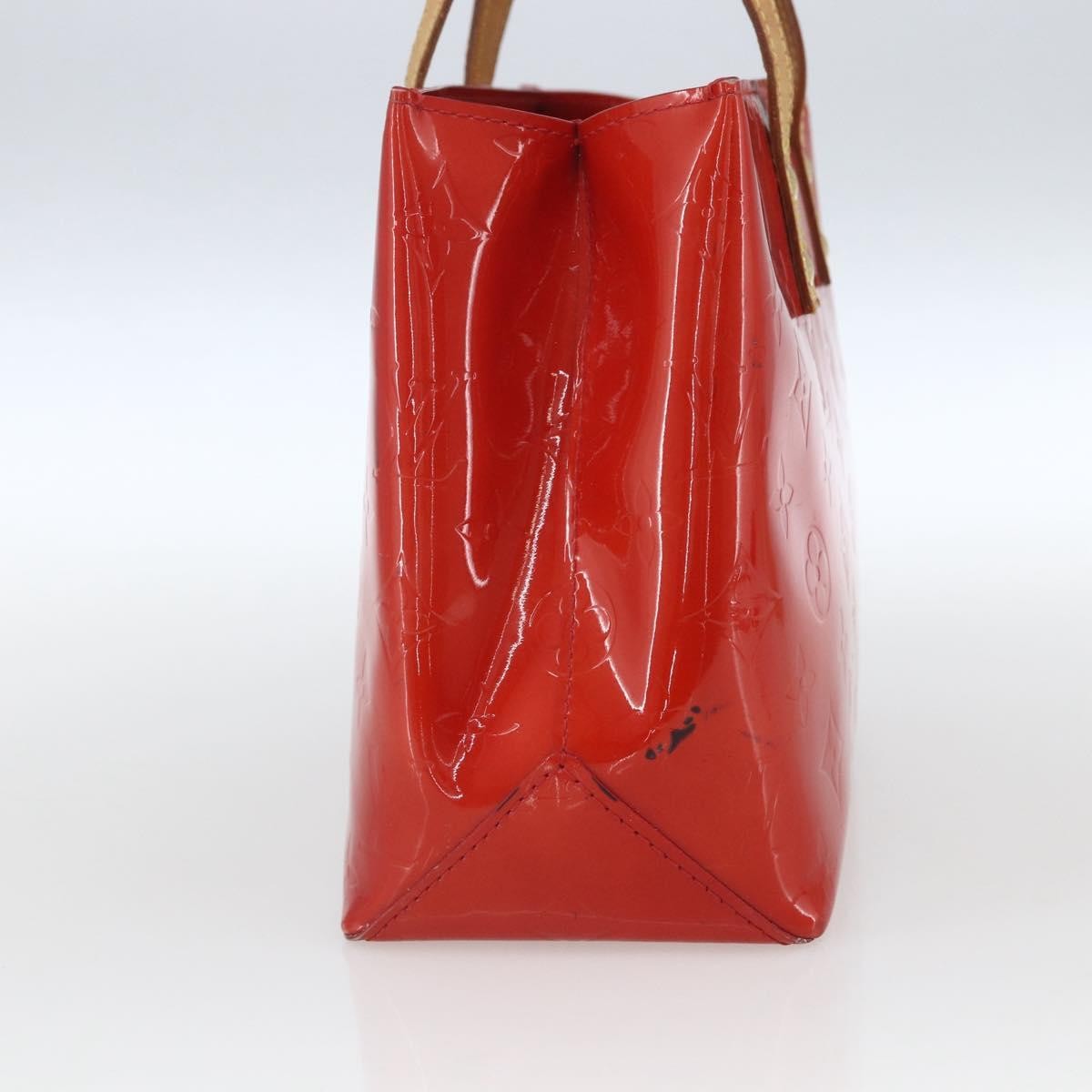 Louis Vuitton Reade Handbag Monogram Vernis Red Patent_Leather Handbag (Pre-Owned)