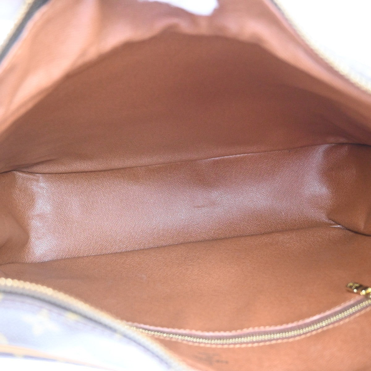 Louis Vuitton Boulogne Handbag Monogram Canvas Brown Canvas Shoulder Bag Bag (Pre-Owned)