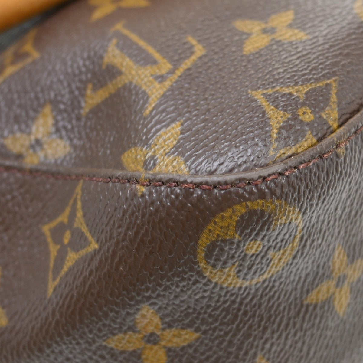 Louis Vuitton Monogram Looping Handbag Monogram Canvas Brown Canvas Shoulder Bag Bag (Pre-Owned)