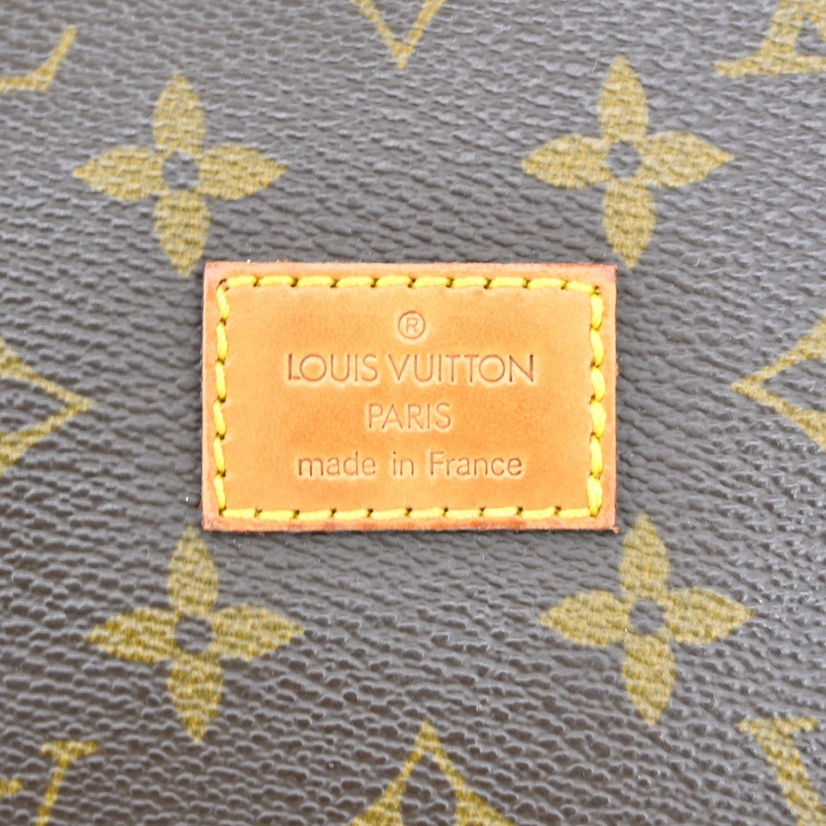 Louis Vuitton Saumur Handbag Monogram Canvas Brown Canvas Shoulder Bag Bag (Pre-Owned)