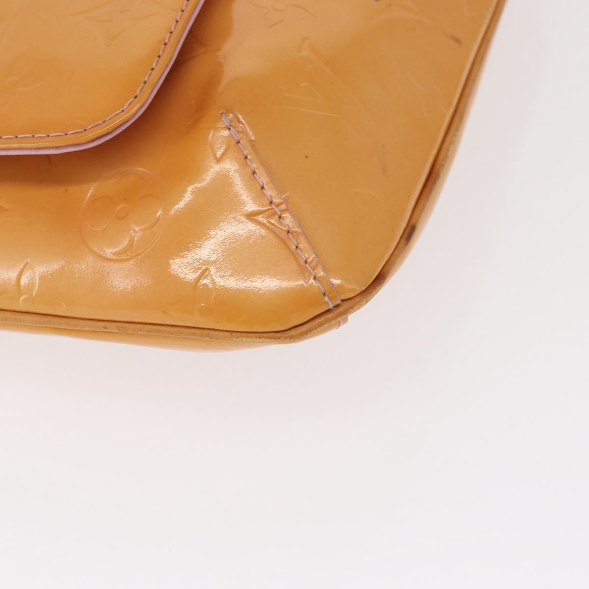 Louis Vuitton Thompson Street Handbag Monogram Vernis Yellow Patent_Leather Shoulder Bag Bag (Pre-Owned)