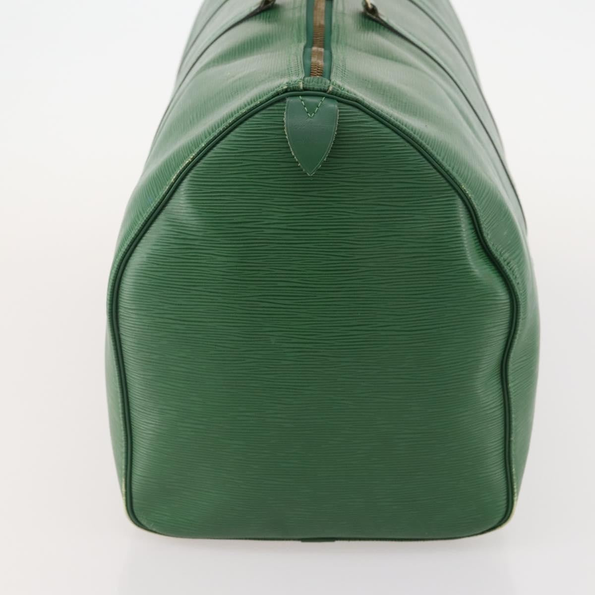 Louis Vuitton Keepall Bag Epi Leather Green Leather Travel Bag Bag (Pre-Owned)