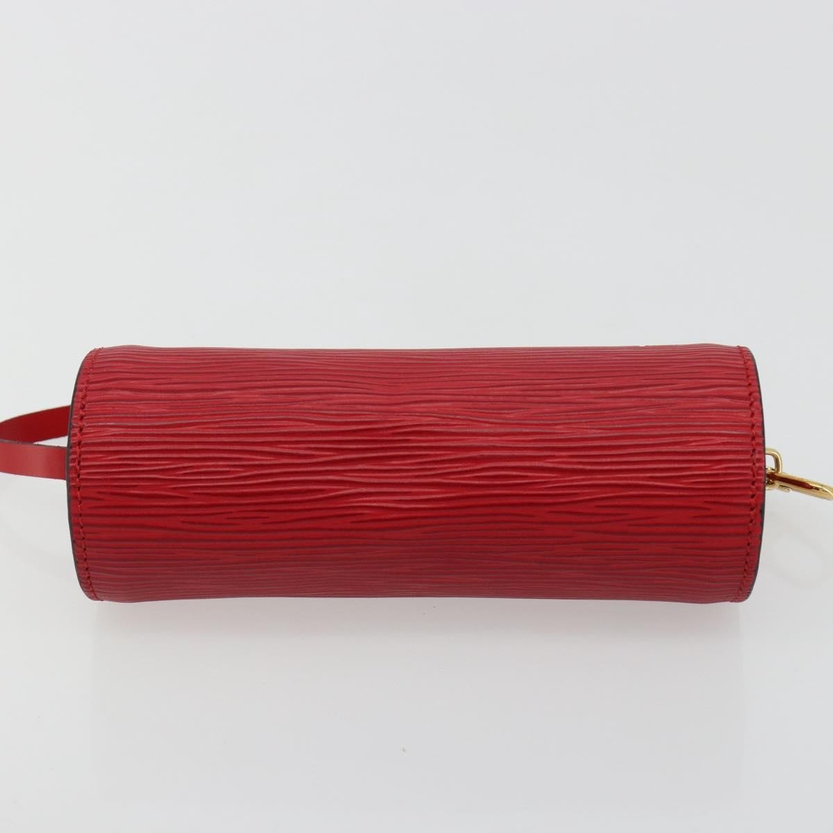Louis Vuitton Soufflot Pochette Epi Leather Red Leather Clutche & Pouche Bag (Pre-Owned)