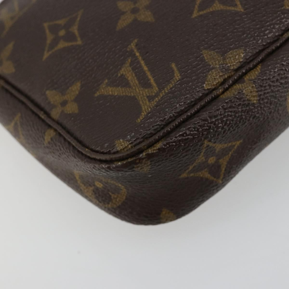 Louis Vuitton Pochette Accessoires Nm Monogram Canvas Brown Canvas Clutche & Pouche Bag (Pre-Owned)