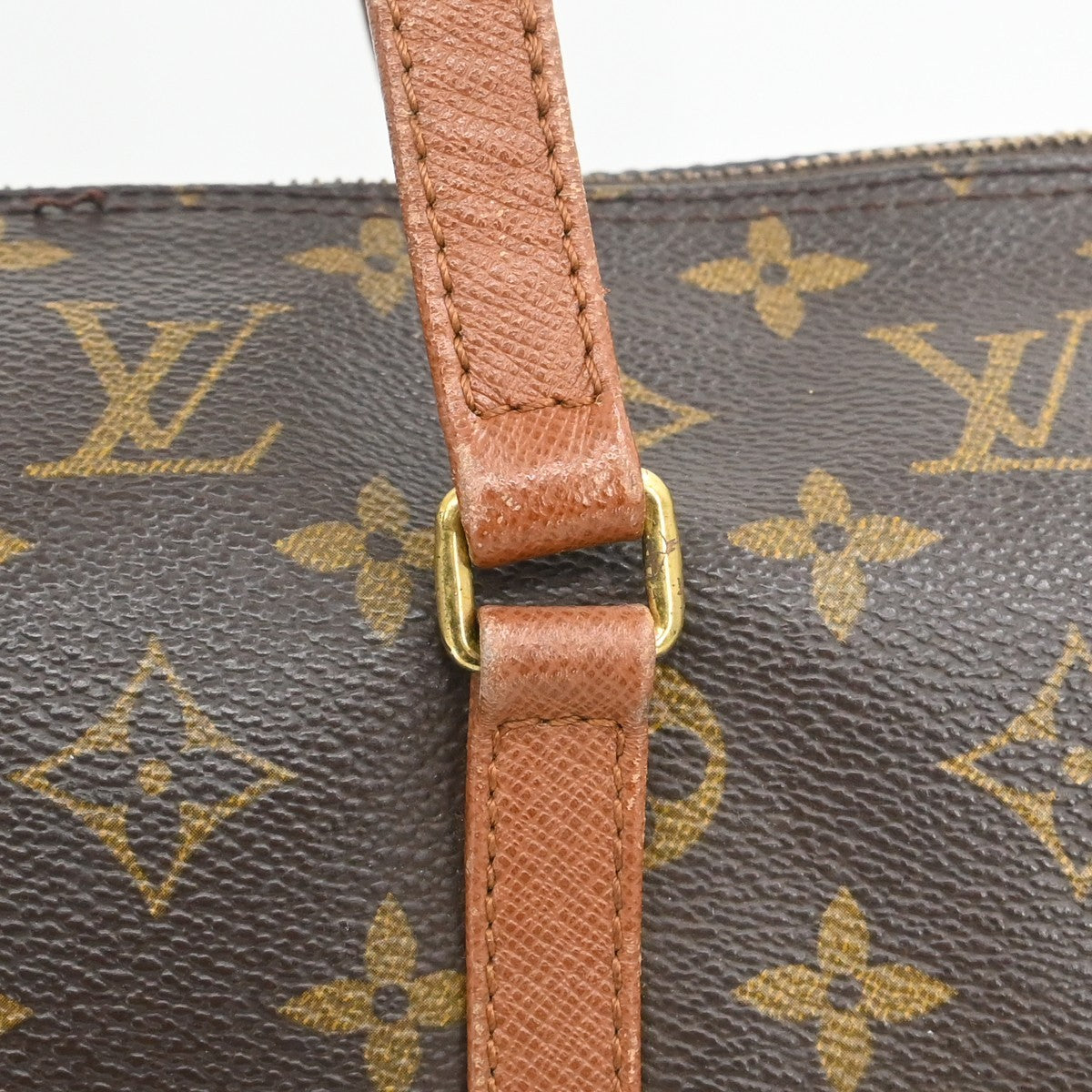 Louis Vuitton Papillon Handbag Monogram Canvas Brown Canvas Handbag (Pre-Owned)