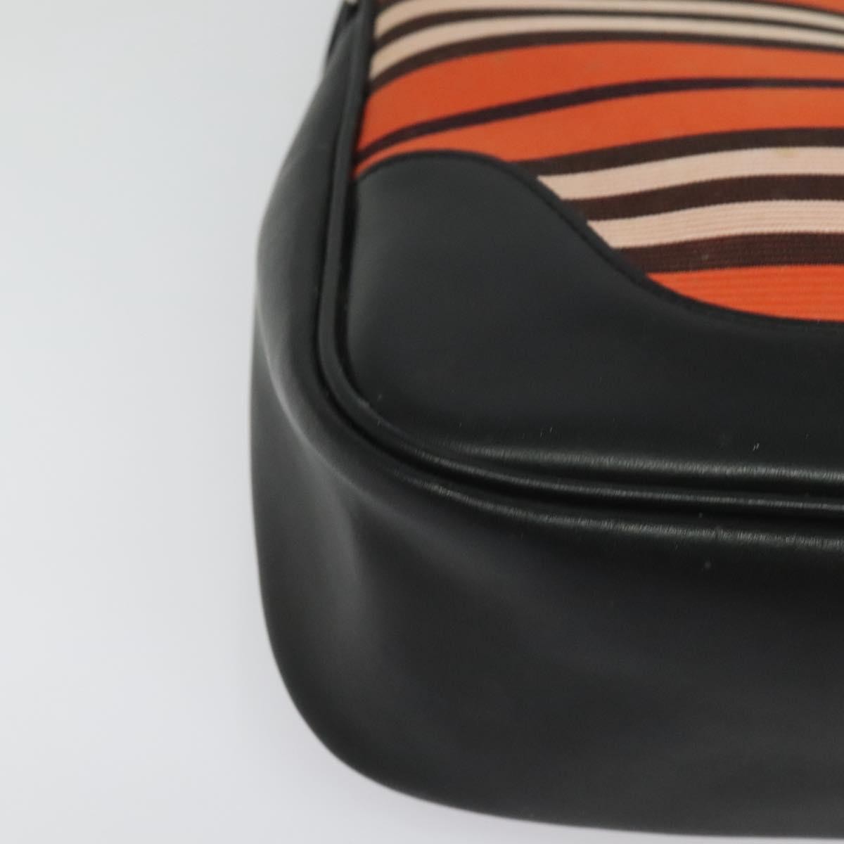 Burberry Blue Label Shoulder Bag Canvas Orange Canvas Shoulder Bag Bag (Pre-Owned)