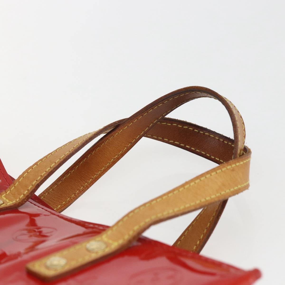 Louis Vuitton Reade Handbag Monogram Vernis Red Patent_Leather Handbag (Pre-Owned)