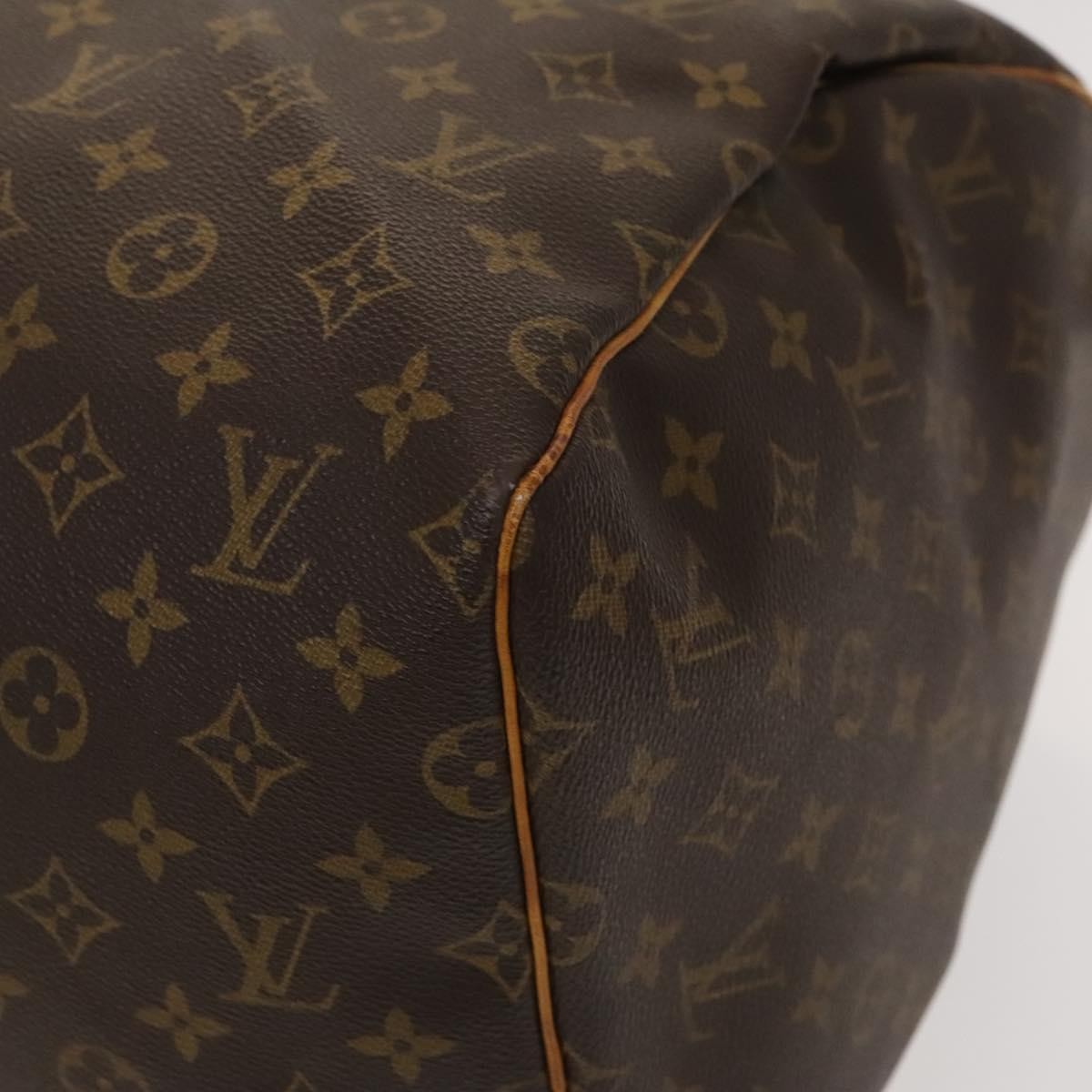 Louis Vuitton Keepall Bag Monogram Canvas Brown Canvas Travel Bag Bag (Pre-Owned)